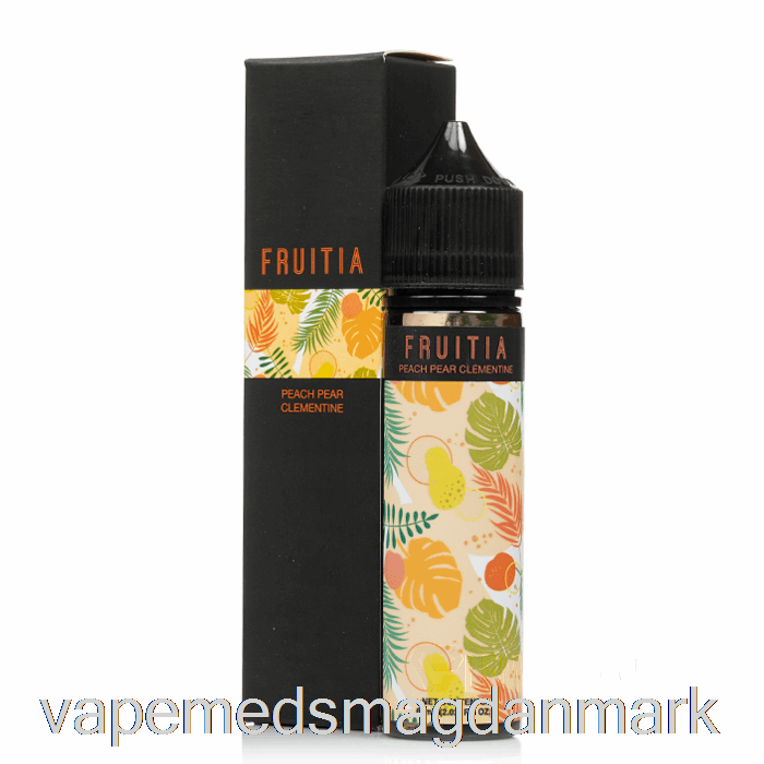 Vape Juice Fersken Pære Clementine - Fruitia - 60ml 6mg